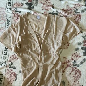 Time and Tru Beige Swim Coverup